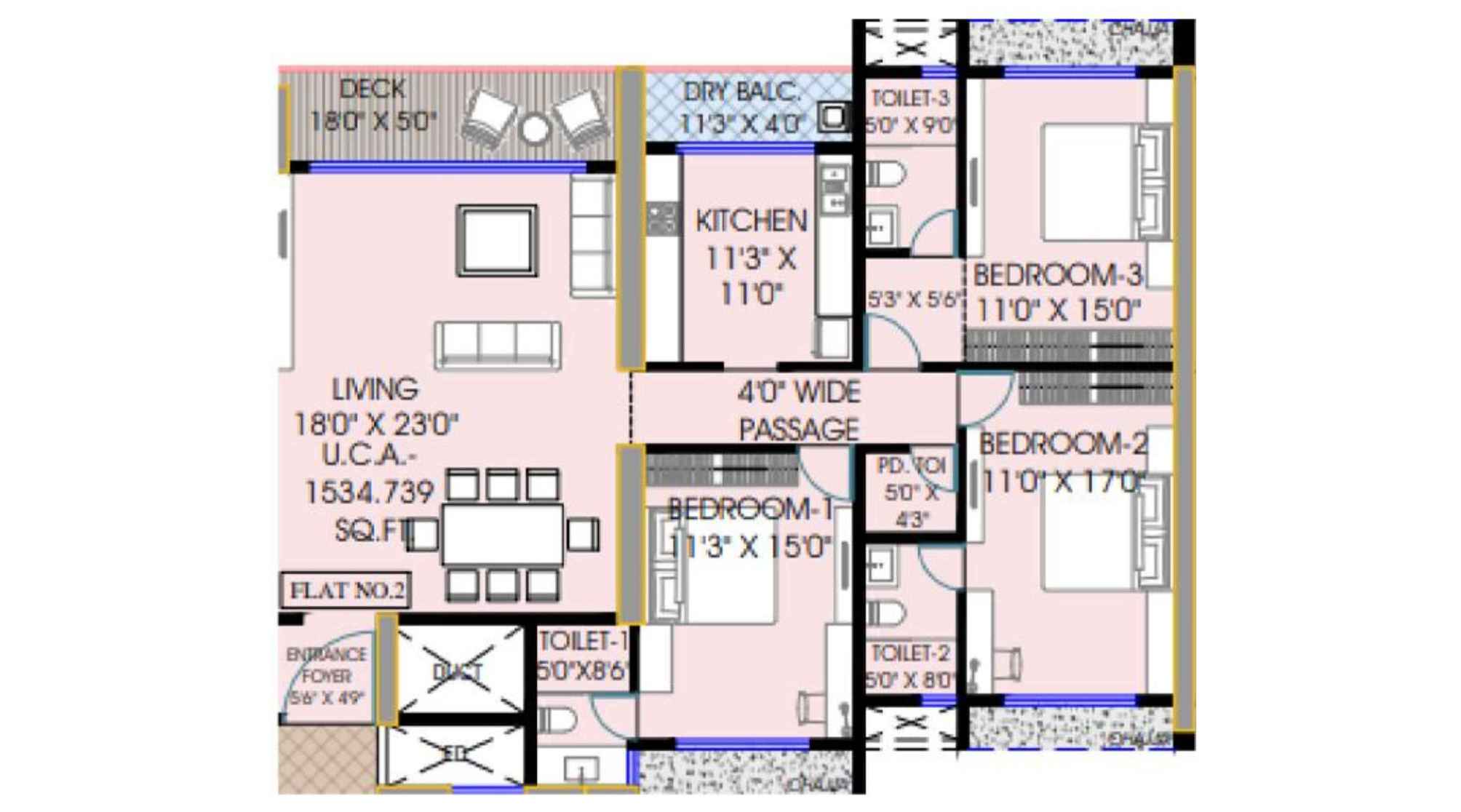 Downtown-Avenue-Floor-Plan-3-BHK-2000-sqft